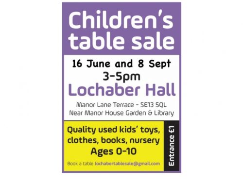 Children's Table Sale - Lee Green SE13