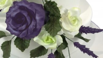 Rose & Lavender Sugar Flower Bouquet