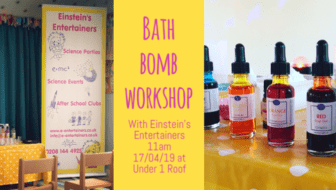 Einstein’s Entertainers Bath Bomb Making Workshop 1