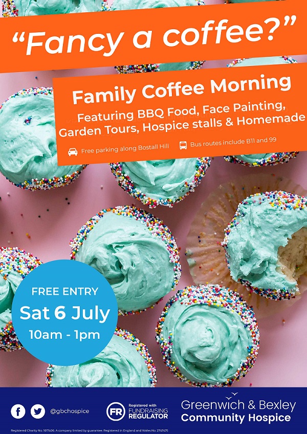 Family Coffee Morning at Greenwich & Bexley Community Hospice