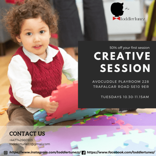 50% off your first creative session!