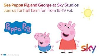 See Peppa Pig and George at Sky Studios