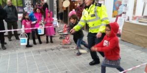 Pancake Races in Greenwich Market