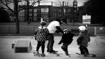 Skateboarding Lesson at Charlton Park Skatepark