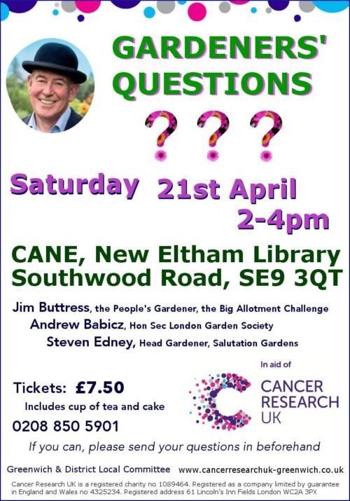 Gardeners' Questions at New Eltham Library