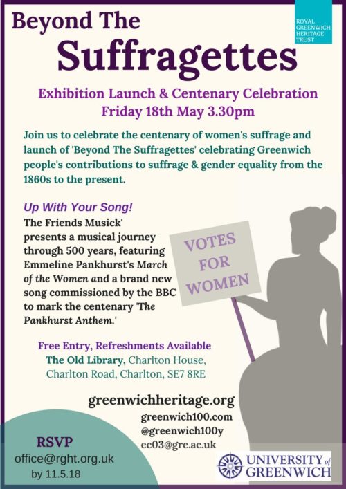 Beyond the Suffragettes Launch at Charlton House