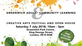 Greenwich Adult and Community Learning Annual Creative Arts Festival
