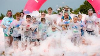 Demelza Bubble Rush Fun Run at Avery Hill Park