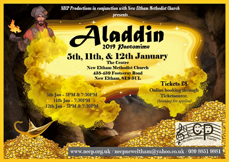 Aladdin at New Eltham Methodist Church 