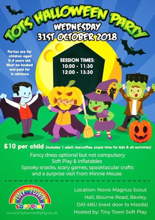 Tiny Town Soft Play Tots Halloween Party Event 2018 1