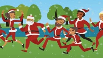 Santa Dash at Danson Park 1