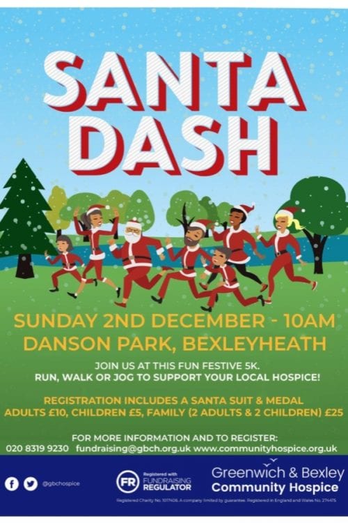 Santa Dash at Danson Park 1