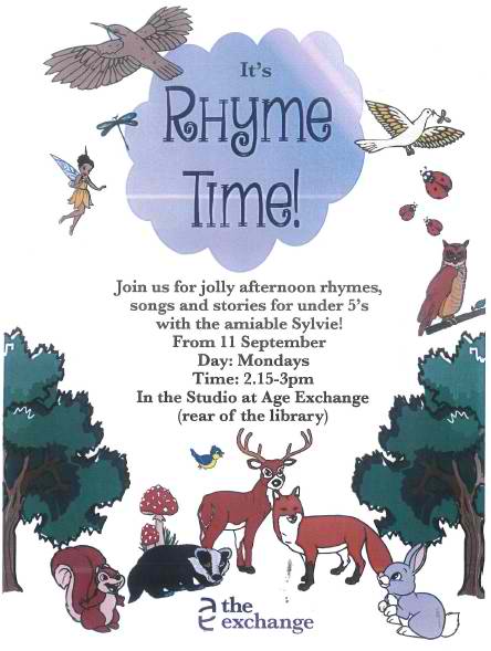 Rhyme Time with Sylvie! at The Exchange