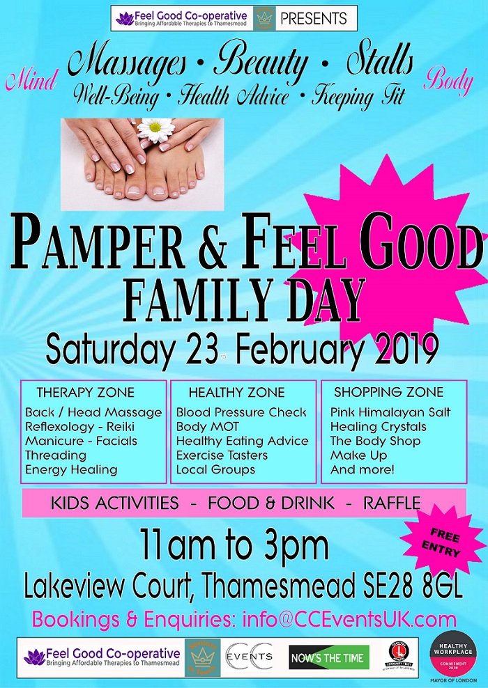 Pamper & Feel Good Family Day at the Thamesmead