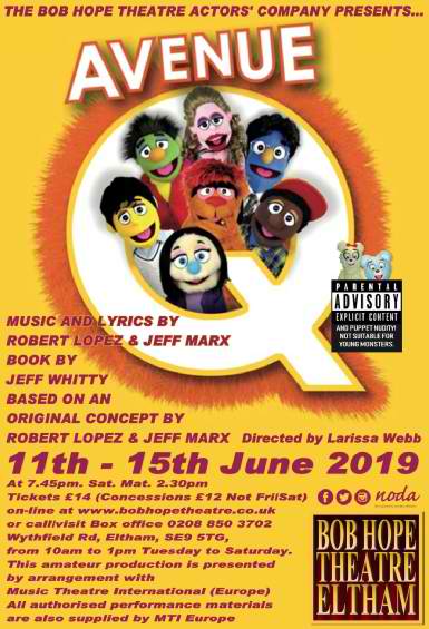 Avenue Q at Bob Hope Theatre