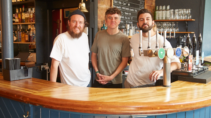 the new owners of The Duke of Greenwich, formally The Vanbrugh Tavern in SE10
