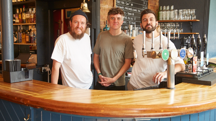 the new owners of The Duke of Greenwich, formally The Vanbrugh Tavern in SE10 